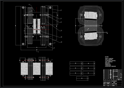 变压器设计（CAD+说明书）缩略图